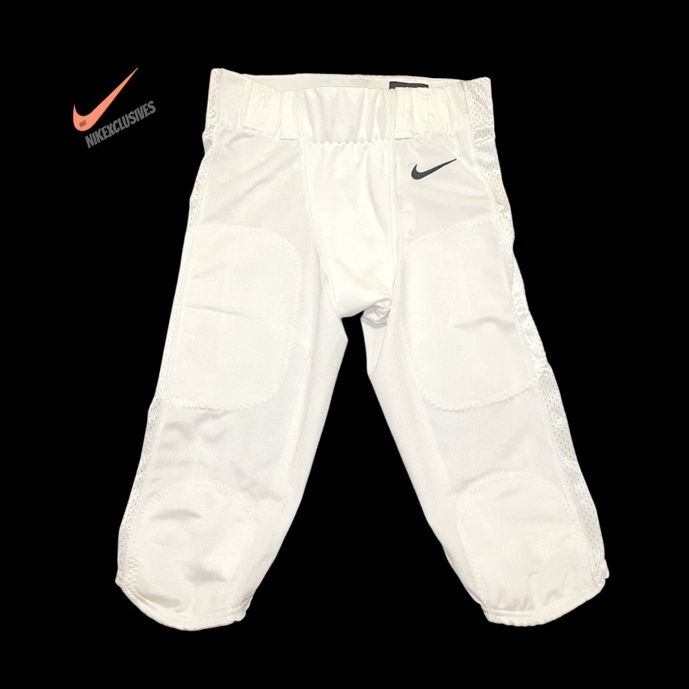 Nike Vapor Team Men’s Football Pants white black logo 908728-100 S L XXL 2XL NEW